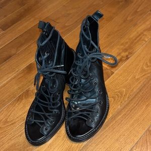 ANN DEMEULEMEESTER laced up heeled sandals